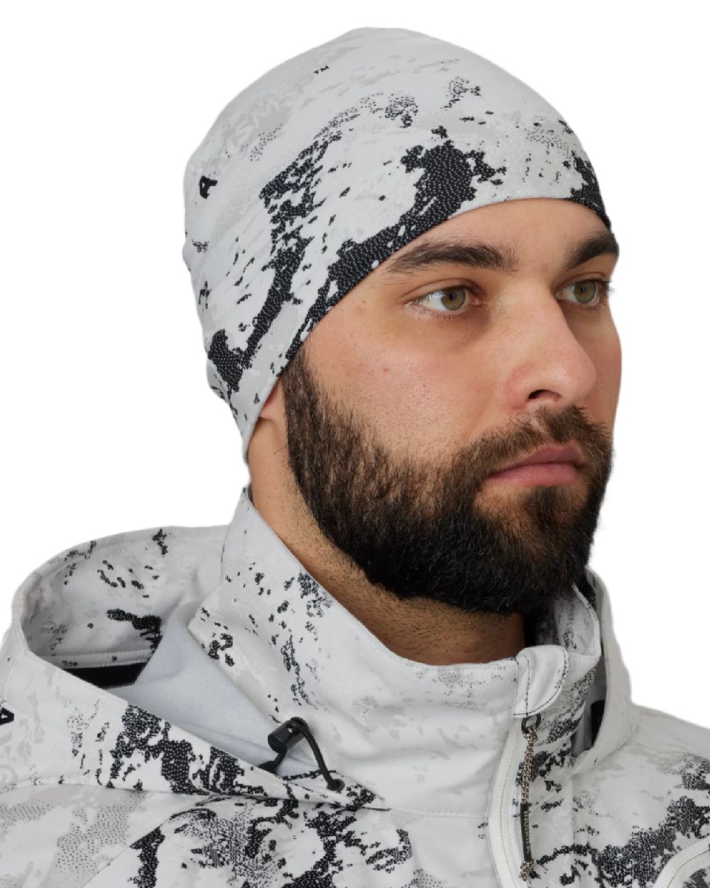 AXIS Snow Coloured Harkila Winter Active Beanie on white background 