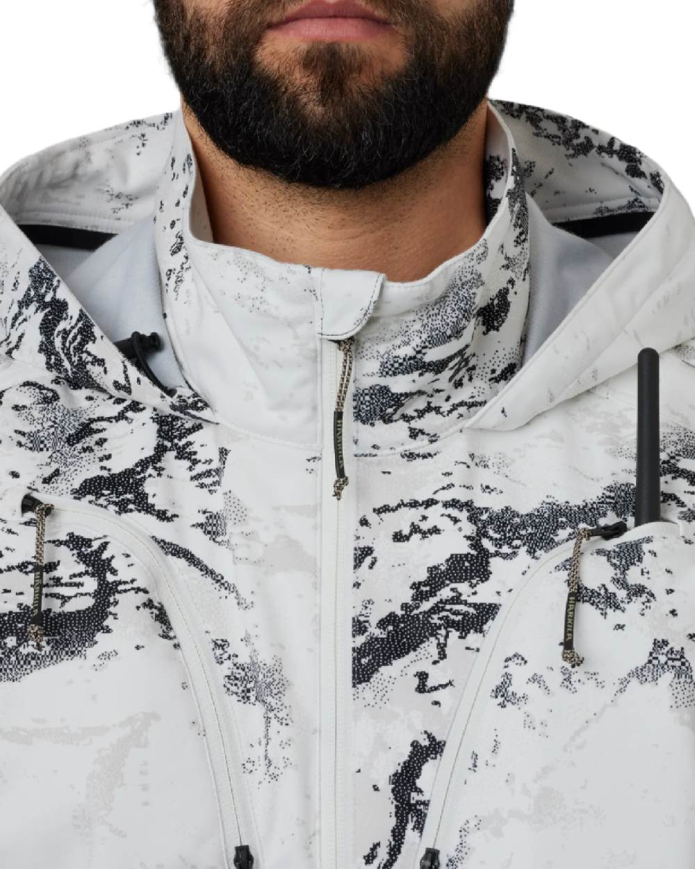 AXIS Snow Coloured Harkila Winter Active WSP Jacket on white background 
