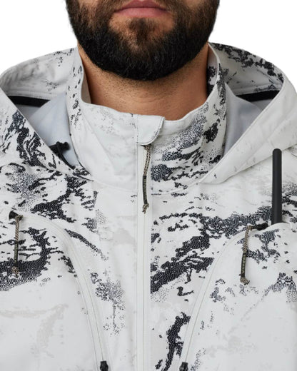 AXIS Snow Coloured Harkila Winter Active WSP Jacket on white background 