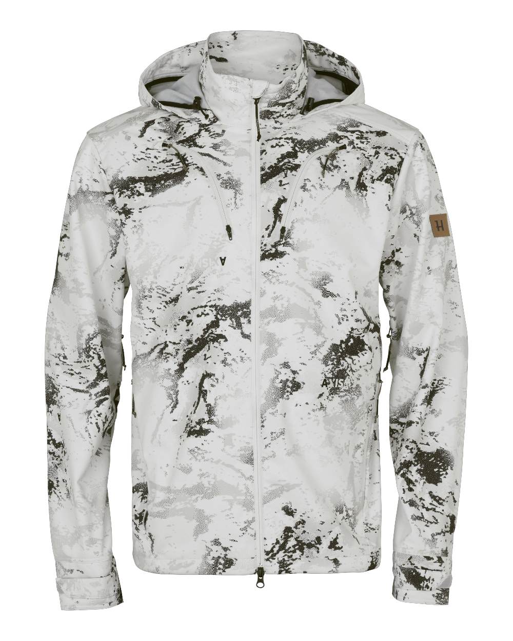 Axis Snow coloured Harkila Winter Active WSP Jacket on white background 