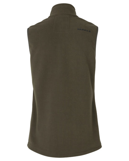 Willow Green Coloured Harkila Womens Anniversary Fleece Waistcoat on white background 