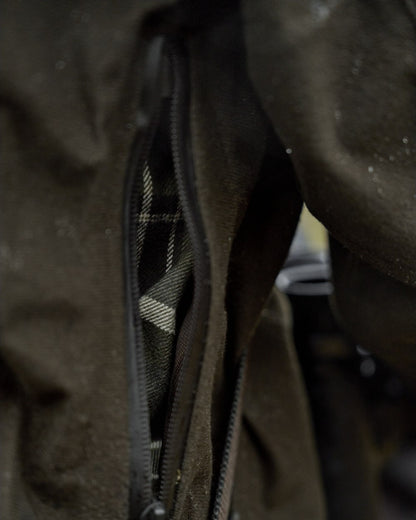 Hunting Green Coloured Harkila Womens Aspire HWS Jacket on outdoor background 