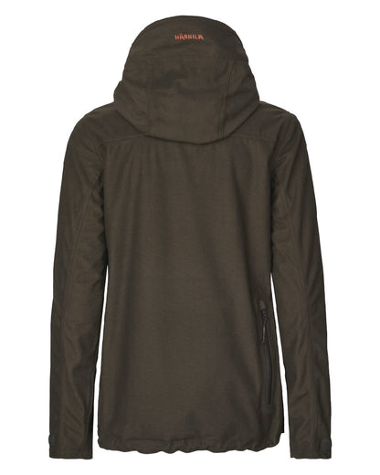 Hunting Green Coloured Harkila Womens Aspire HWS Jacket on white background 