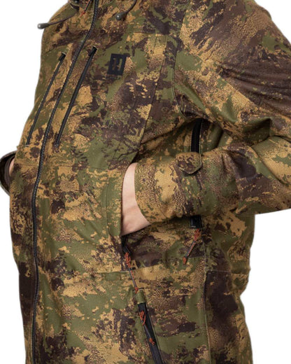 Axis MSP Forest coloured Harkila Womens Deer Stalker Camo HWS Jacket on white background 