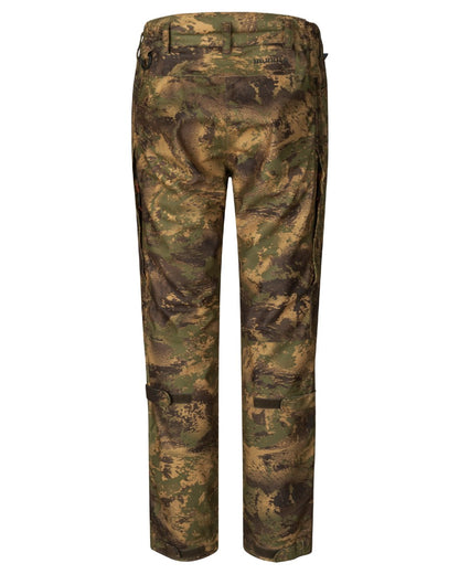 Axis MSP Forest coloured Harkila Womens Deer Stalker Camo HWS Trousers on white background 