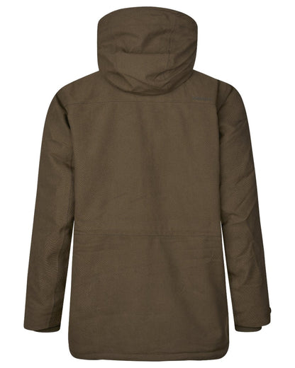 Willow Green Coloured Harkila Womens Driven Hunt HWS Insulated Jacket on white background 