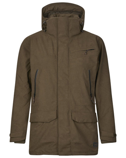 Willow Green Coloured Harkila Womens Driven Hunt HWS Insulated Jacket on white background 