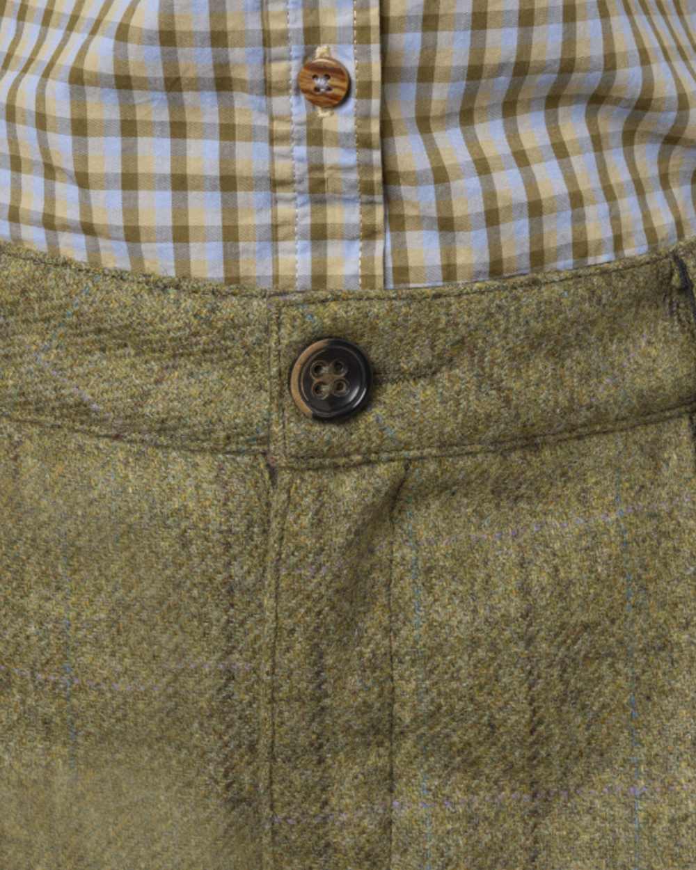 Olive Coloured Harkila Womens Jura Culottes on white background 