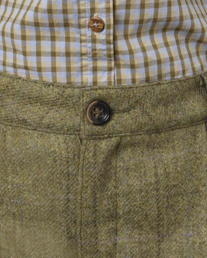 Olive Coloured Harkila Womens Jura Culottes on white background 