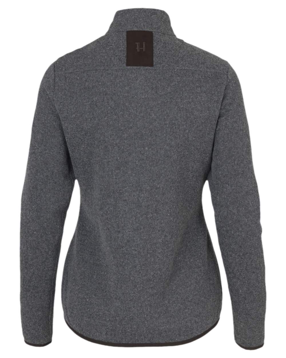 Slate Grey Coloured Harkila Womens Metso Full Zip Fleece Jacket on white background 