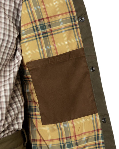 Dark Warm Olive Burgundy Coloured Harkila Womens Retrieve Waistcoat on white background 