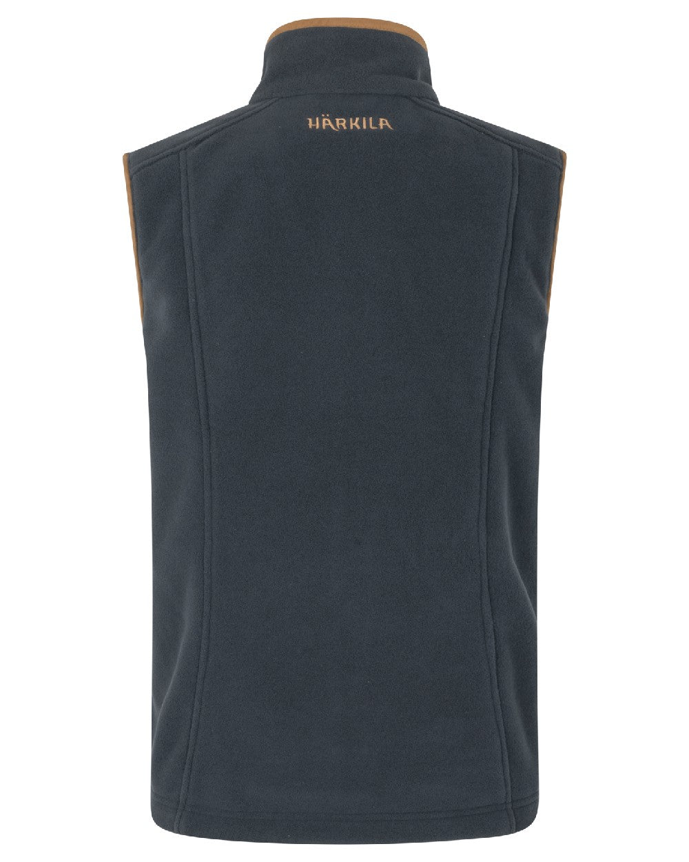 Dark Navy coloured Harkila Womens Sandhem 200 Waistcoat on white background 