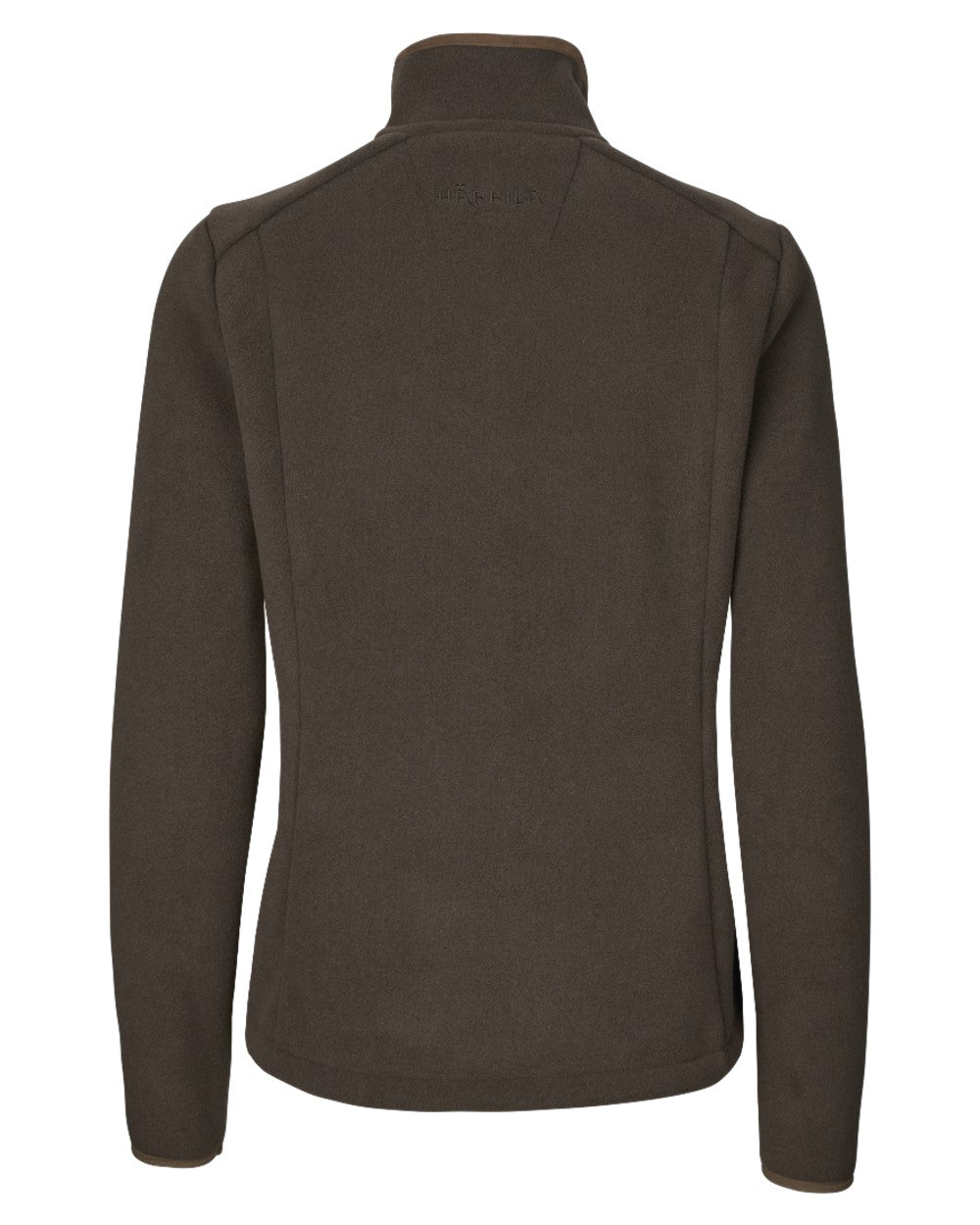 Demitasse Brown Coloured Harkila Womens Sandhem Sherpa Fleece Jacket on white background 