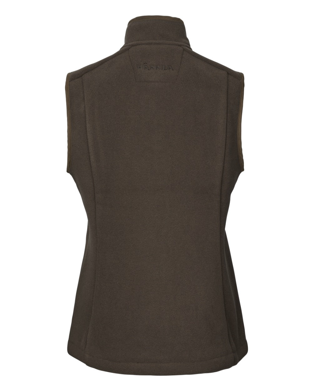 Willow Green Coloured Harkila Womens Sandhem Sherpa Fleece Waistcoat on white background 