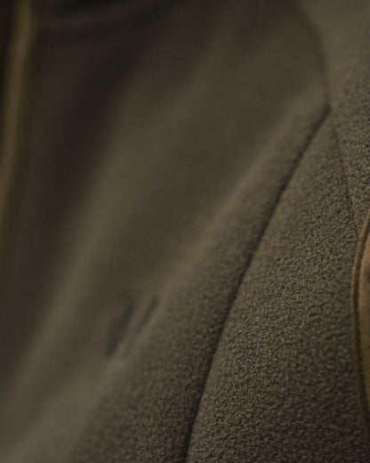 Willow Green Coloured Harkila Womens Sandhem Sherpa Fleece Waistcoat on white background 