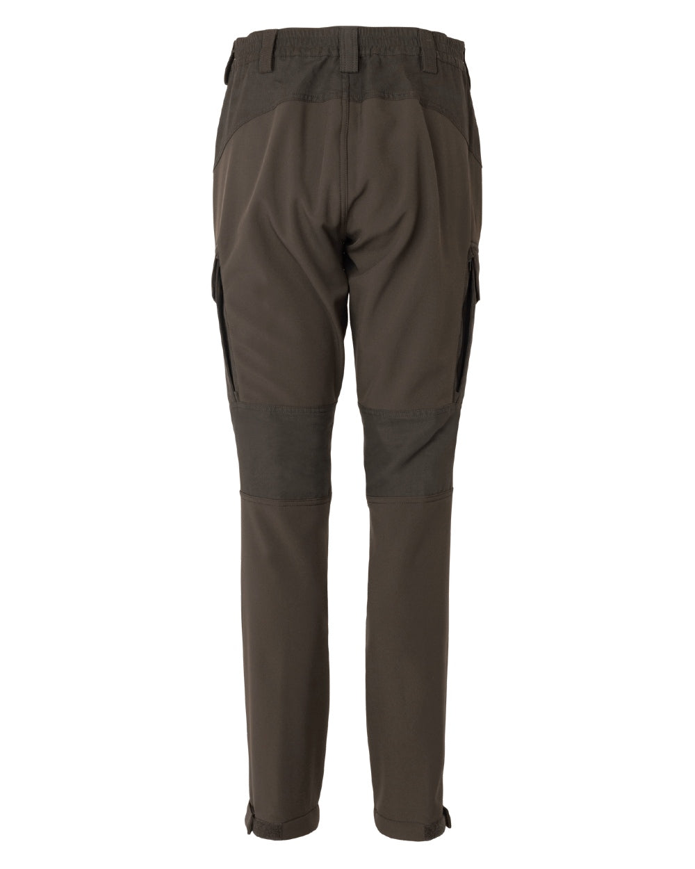 Shadow Brown Deep Brown coloured Harkila Womens Scandinavian Trousers on white background 