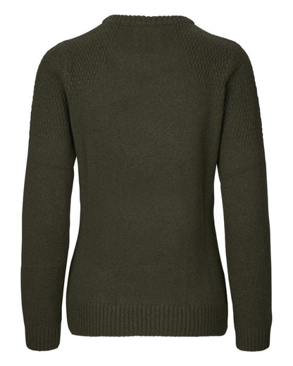 Rosin Coloured Harkila Womens Vinnie Merino Pullover on white background 