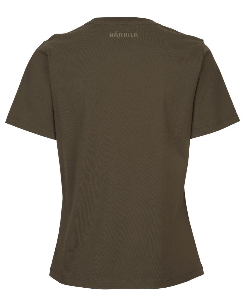 Willow Green Coloured Harkila Womens Wildboar Short Slevee T-Shirt on white background 