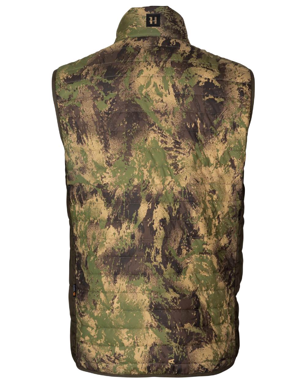 AXIS Forest coloured Harkila Deer Stalker Camo Reversible Packable Waistcoat on white background