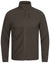 Shadow Brown coloured Harkila Fjell Fleece Jacket on white background #colour_shadow-brown