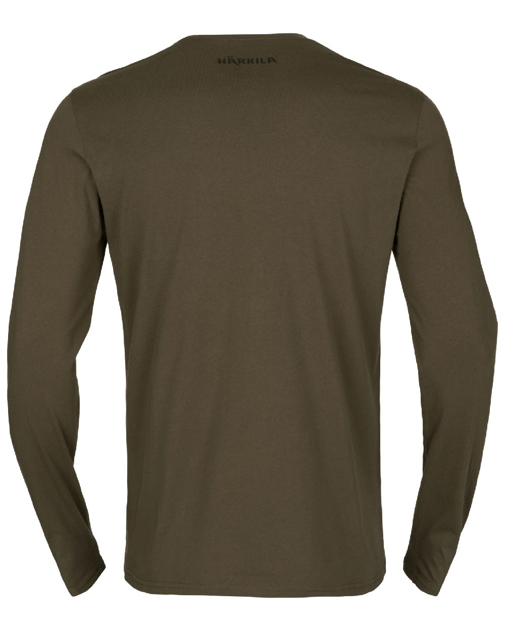 Willow Green coloured Harkila Gorm Long Sleeve T-Shirt on white background