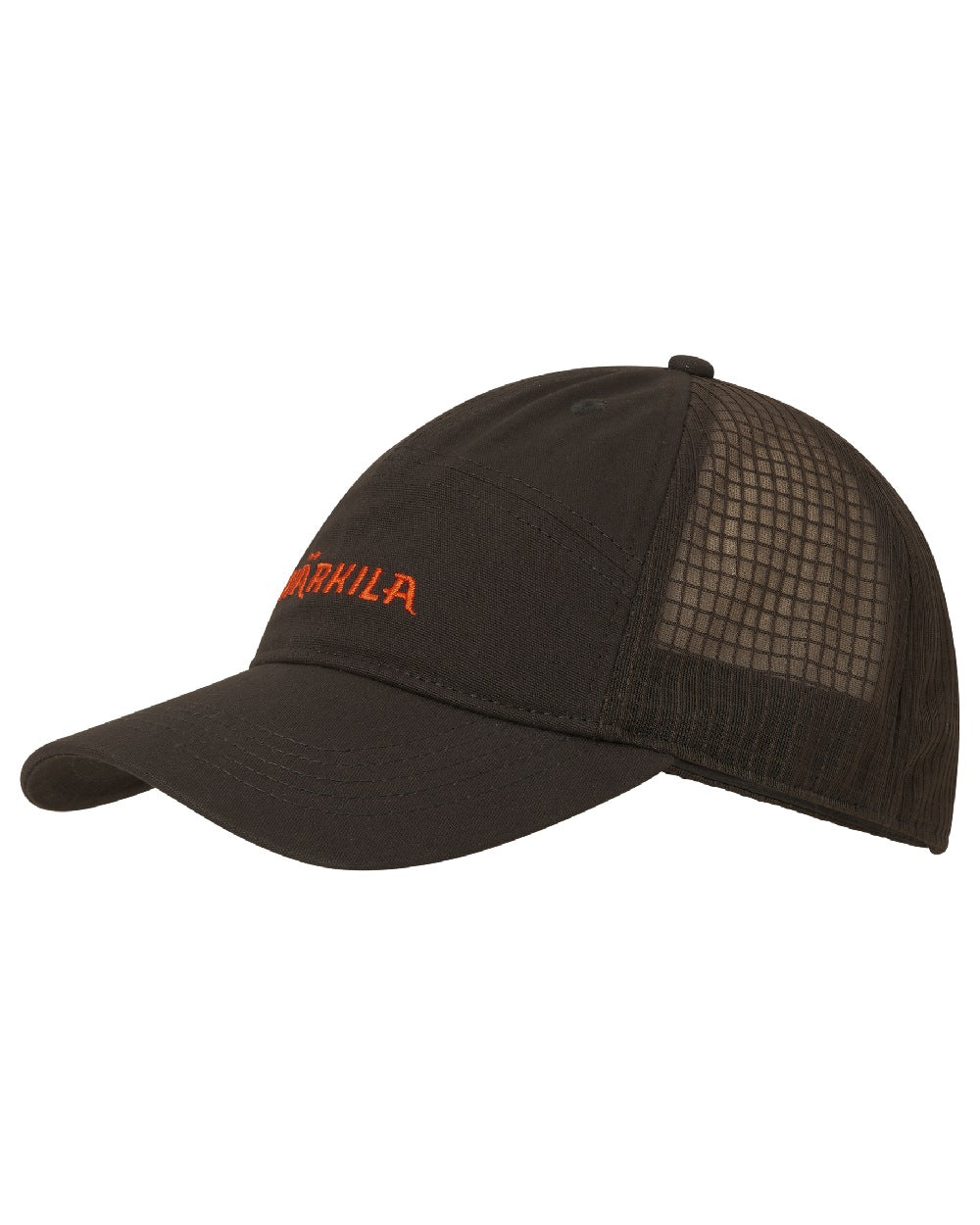 Shadow Brown coloured Harkila Impact Cap on white background