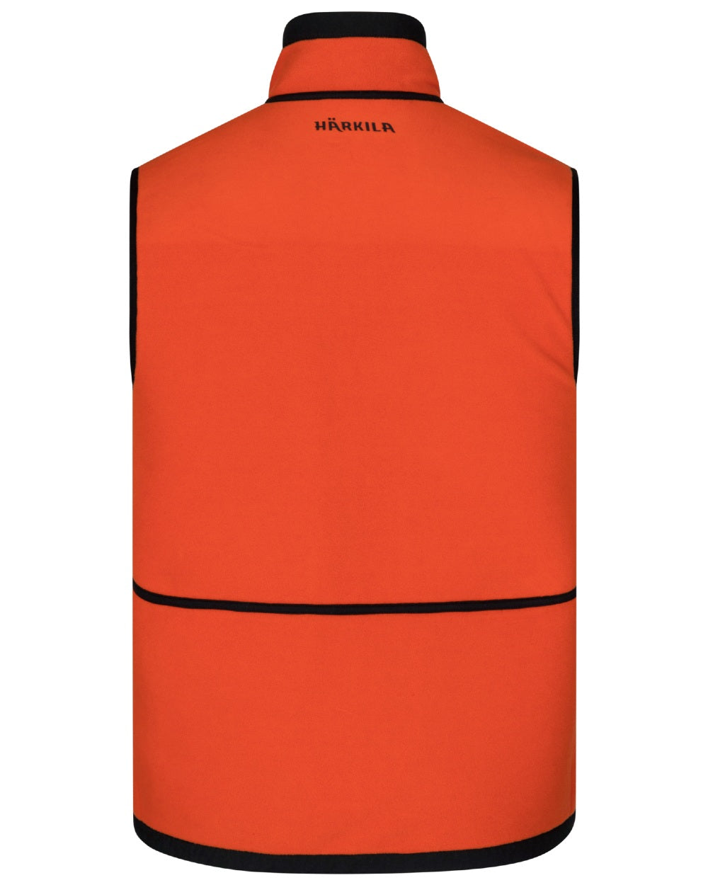 AXIS Limited Edition Orange coloured Harkila Kamko Pro Edition Reversible Hi-Vis Waistcoat on white background