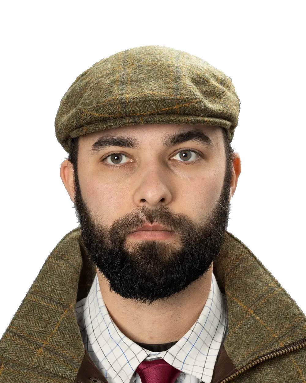 Harkila Kenmore Flat Cap in Forest Green