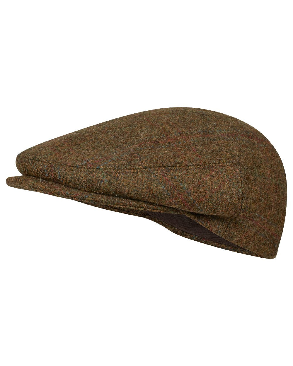 Terragon Brown coloured Harkila Kenmore Flat Cap on white background 