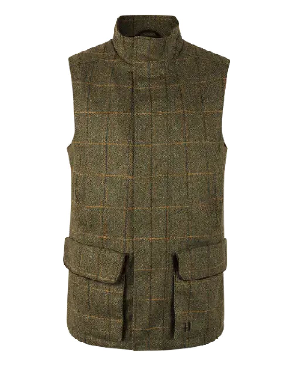 Forest Green coloured Harkila Kenmore Waistcoat on white background 