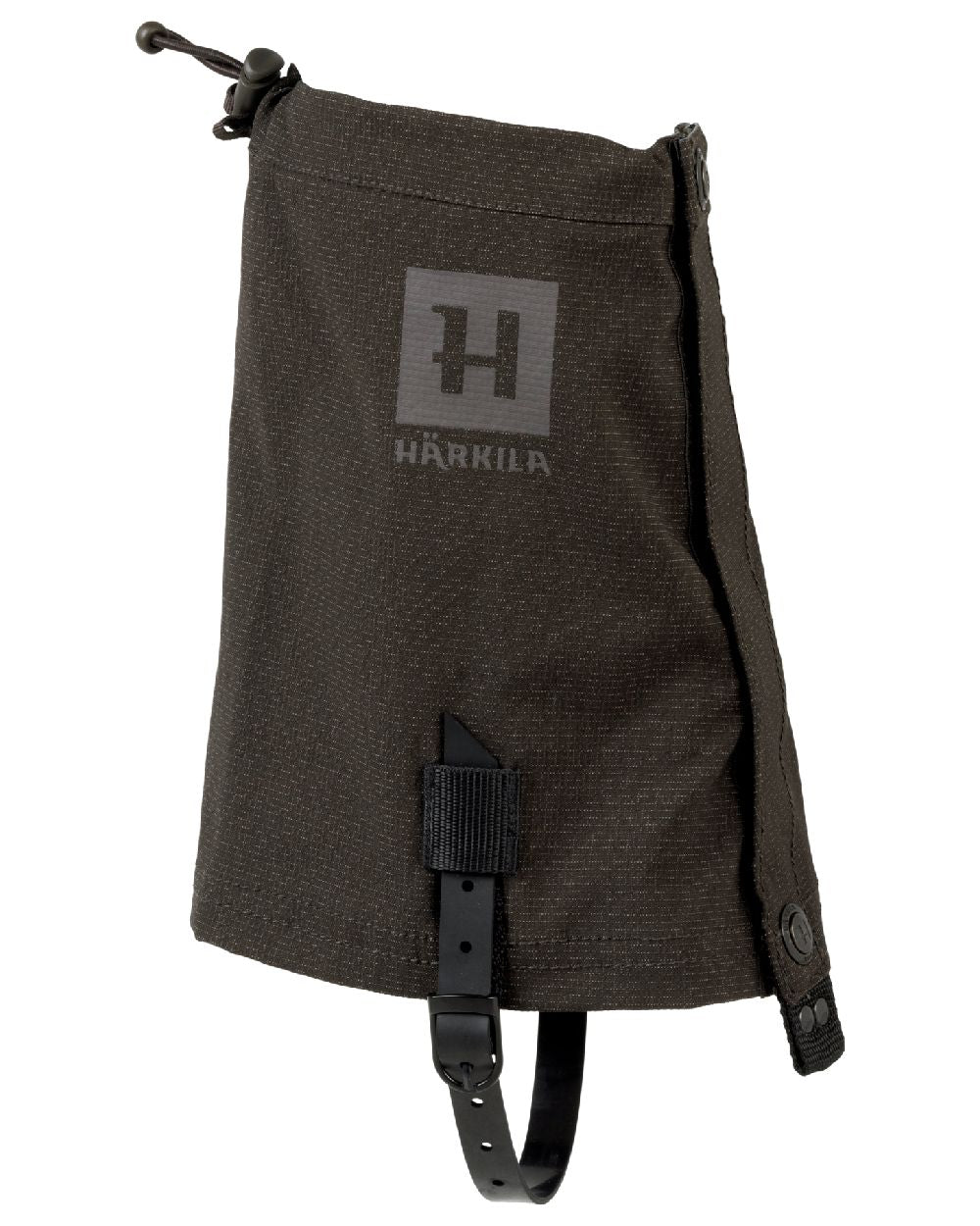 Shadow Brown coloured Harkila Ledge Gaiters on white background
