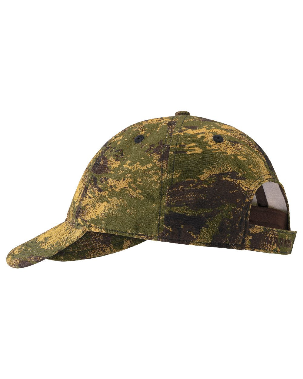 AXIS Forest coloured Harkila Modi Camo Cap on white background 