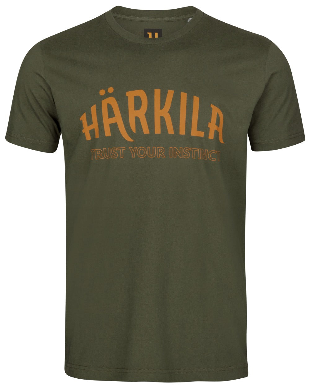 Rosin coloured Harkila Modi Short Sleeve T-Shirt on white background 