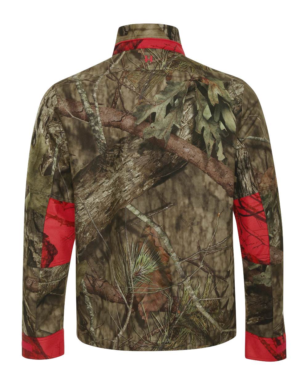 MossyOak Break-Up Country MoassyOakRed colour Harkila Moose Hunter 2.0 Fleece Jacket on white background 