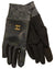 AXIS Black coloured Harkila NOCTYX Camo Fleece Glove with Foldback Finger on white background