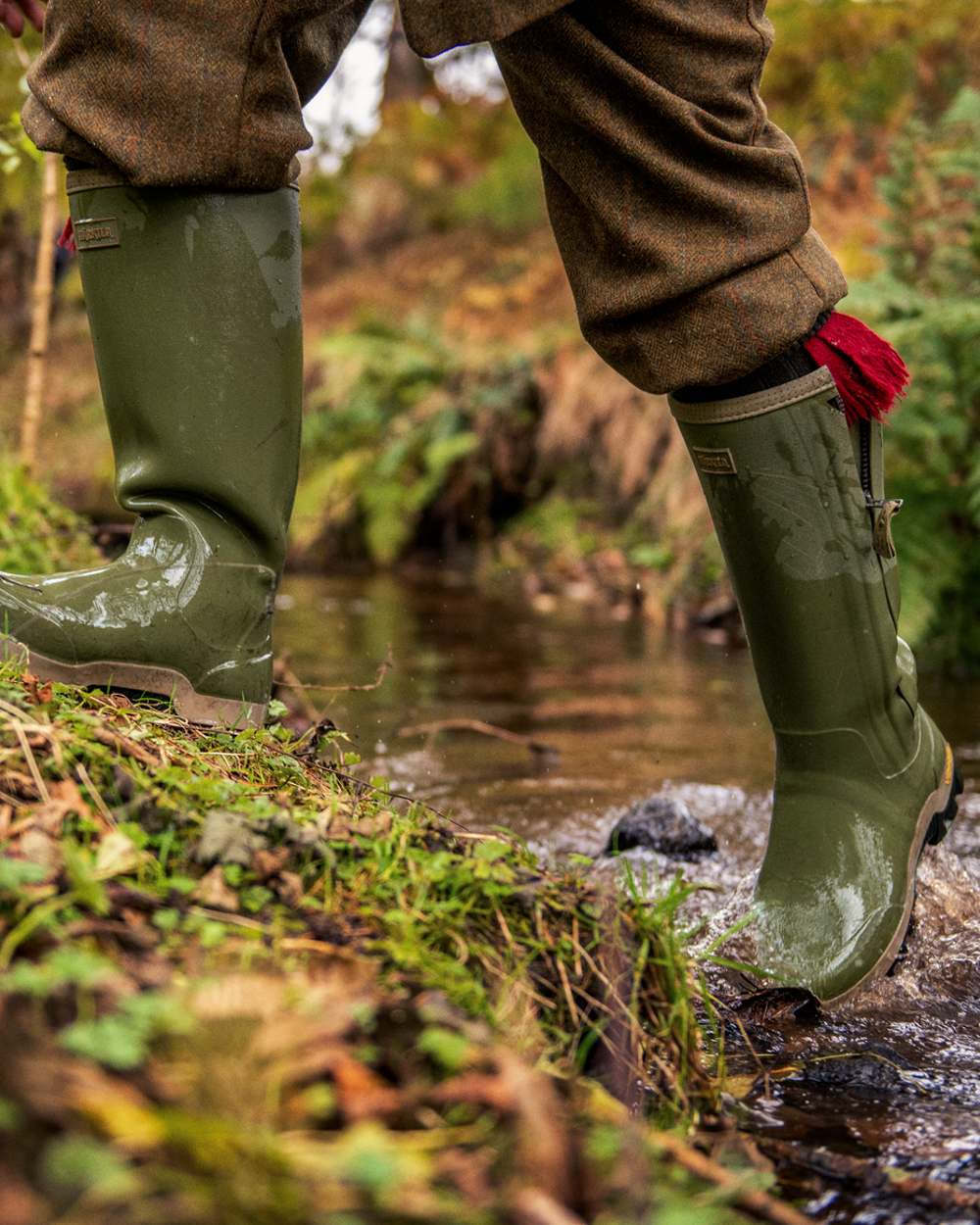 Mens zip 2024 up wellies