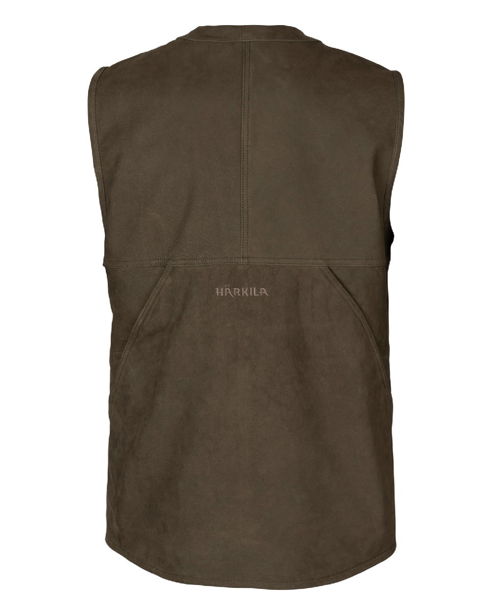 Harkila Pro Hunter Leather Waistcoat in Willow Green