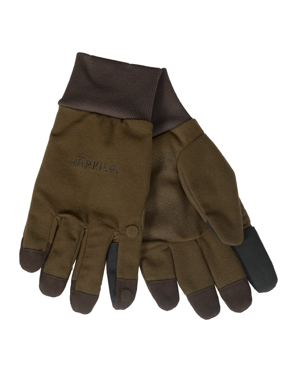Harkila Retrieve HWS Gloves in Dark Warm Olive