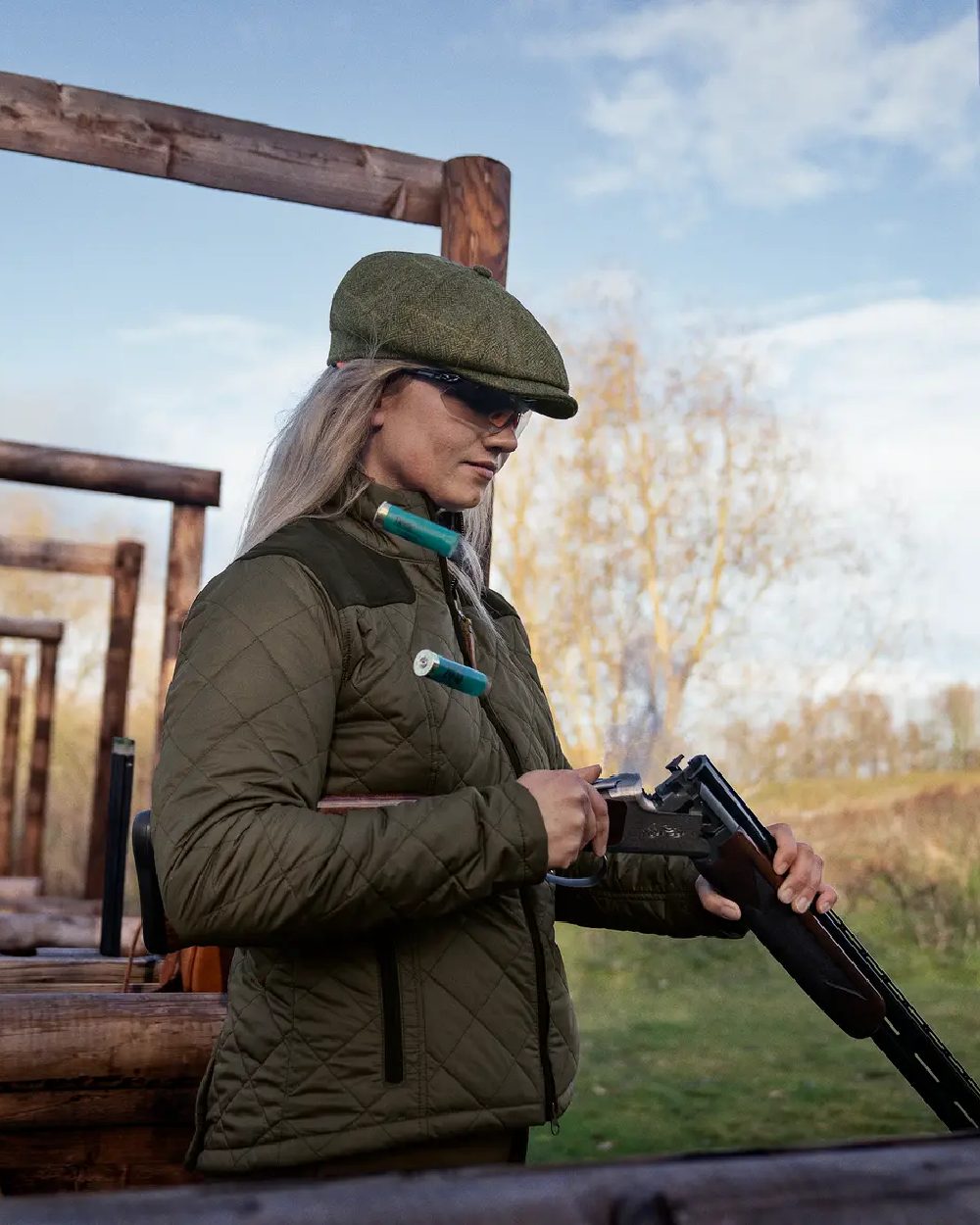 Ladies clay 2025 shooting jacket