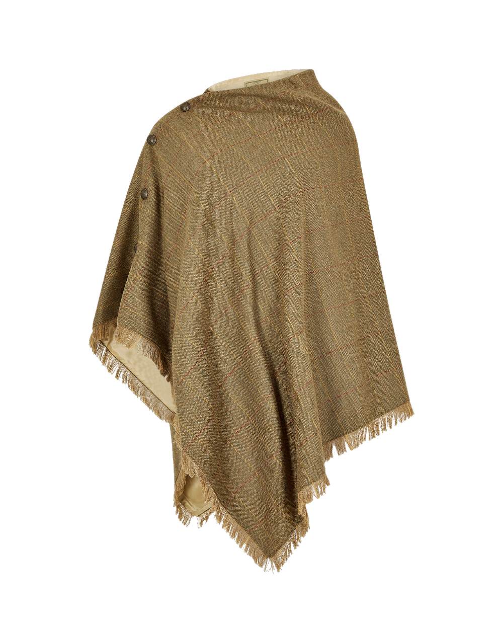 Hazelwood Tweed Poncho in Elm 