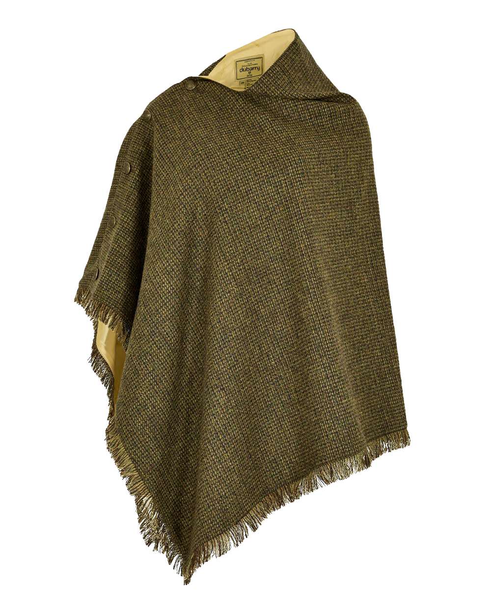 Hazelwood Tweed Poncho in Heath 