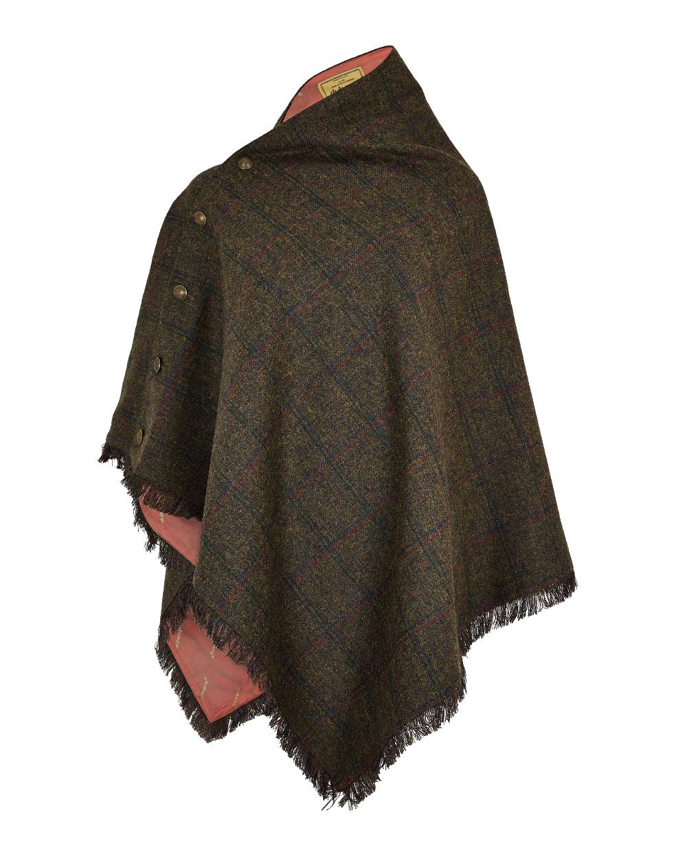 Hazelwood Tweed Poncho in Hemlock 