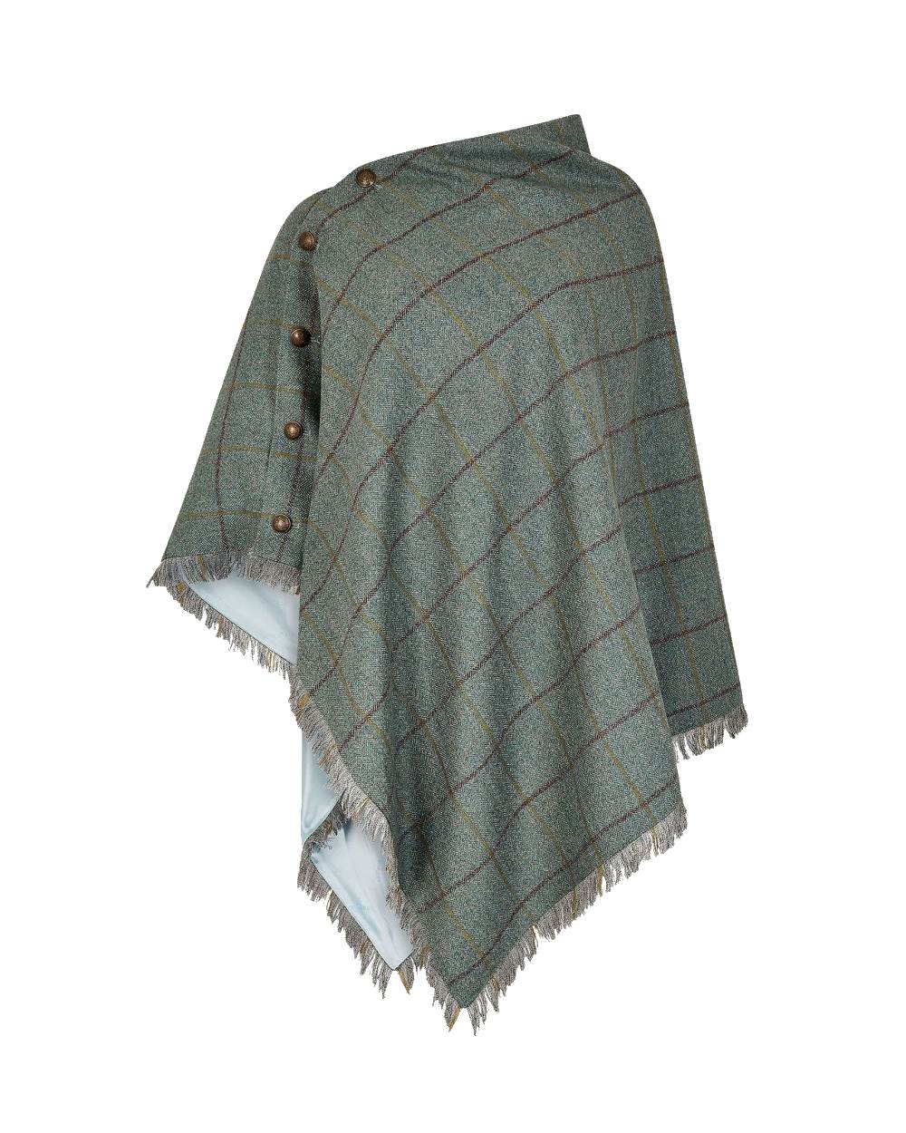 Hazelwood Tweed Poncho in Sorrel 