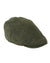 Heather Chapman Shetland Wool Tweed Flat Cap in Green Herringbone #colour_green-herringbone