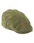 Heather Kinloch Waterproof Tweed Flat Cap in Light Olive Check #colour_light-olive-check
