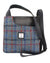 Heather Mina Harris Tweed Cross-Body Bag in Grey Check #colour_grey-check