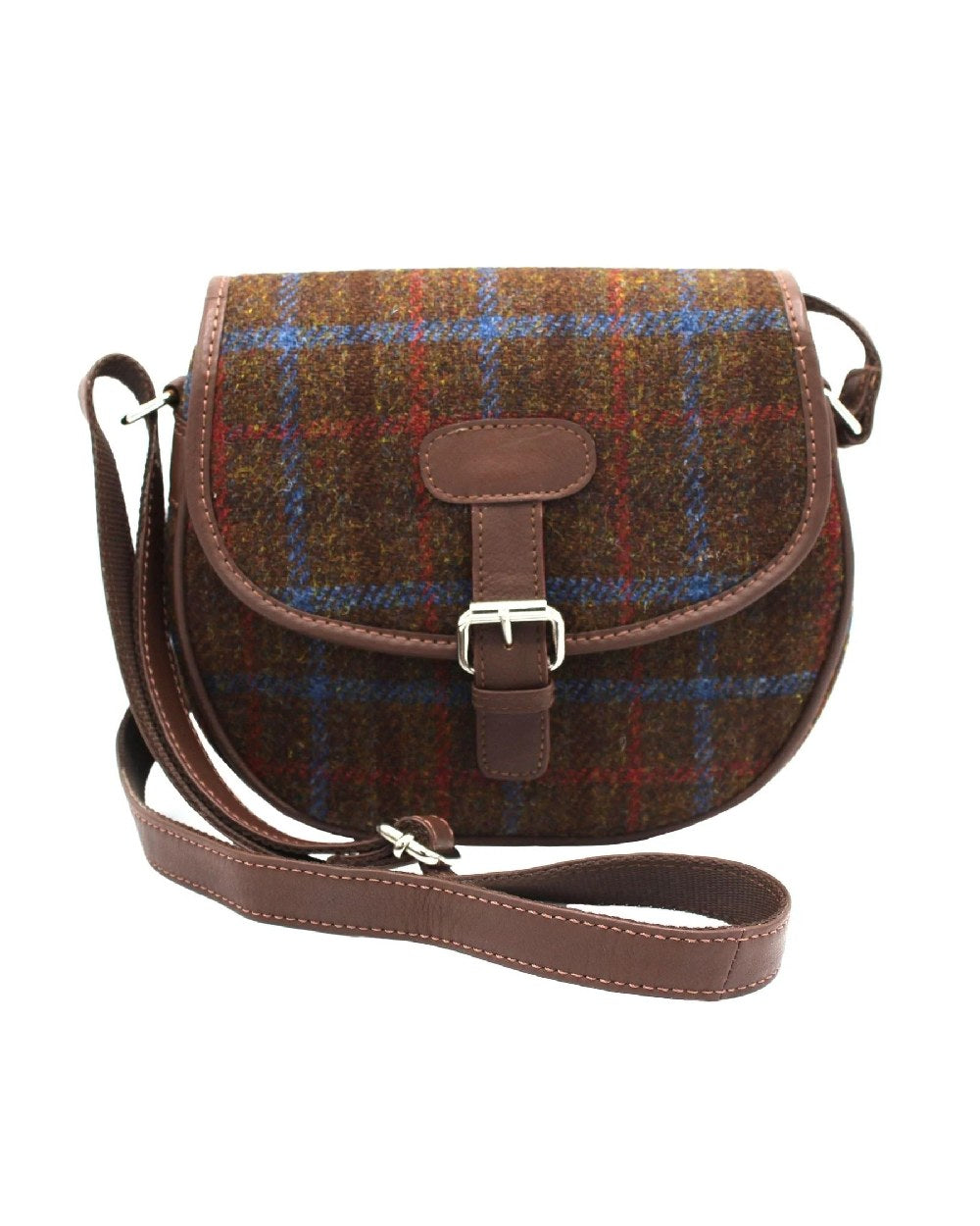 Heather Rowan Harris Tweed Saddle Bag