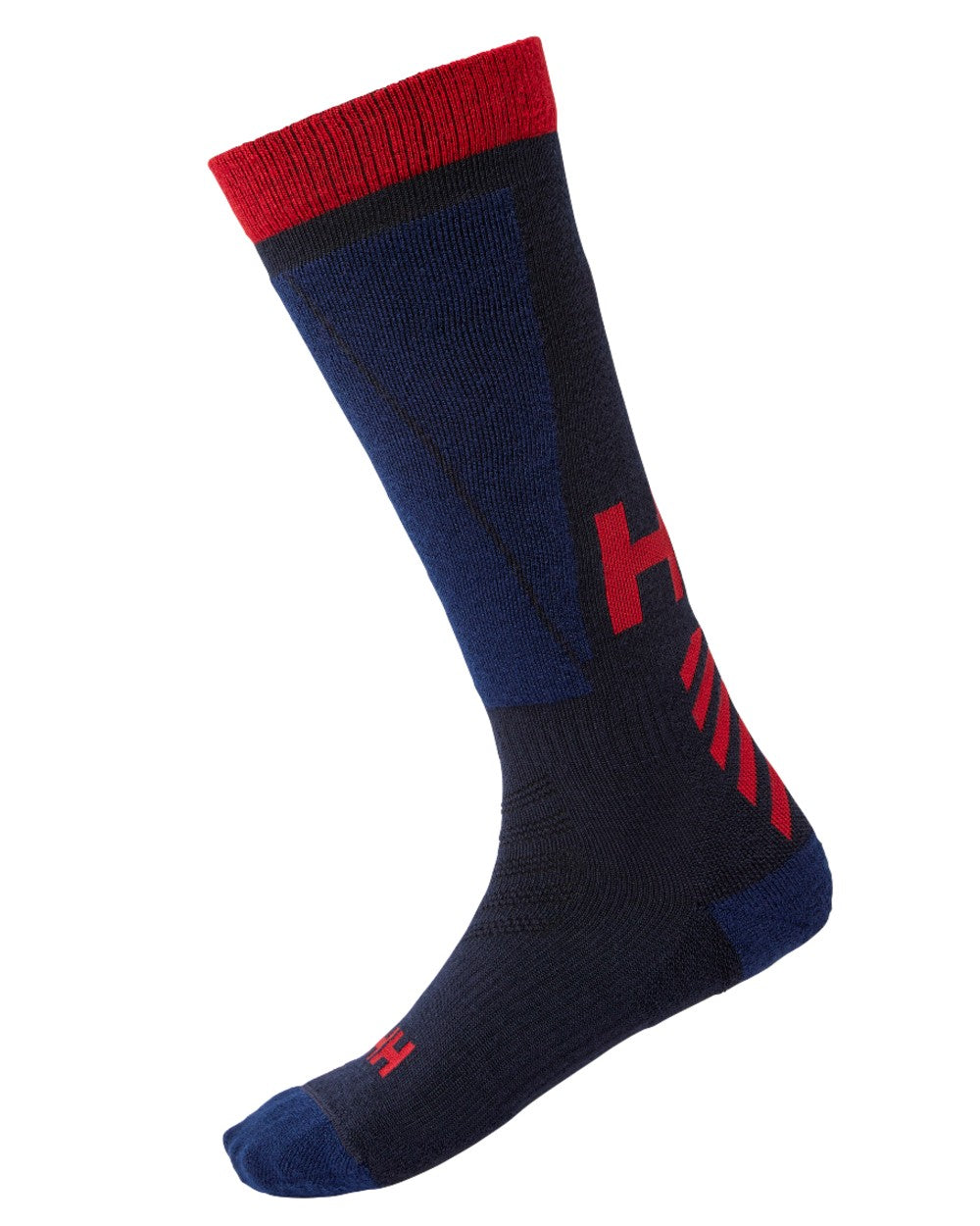 Navy Coloured Helly Hansen Alpine Technical Socks on white background 