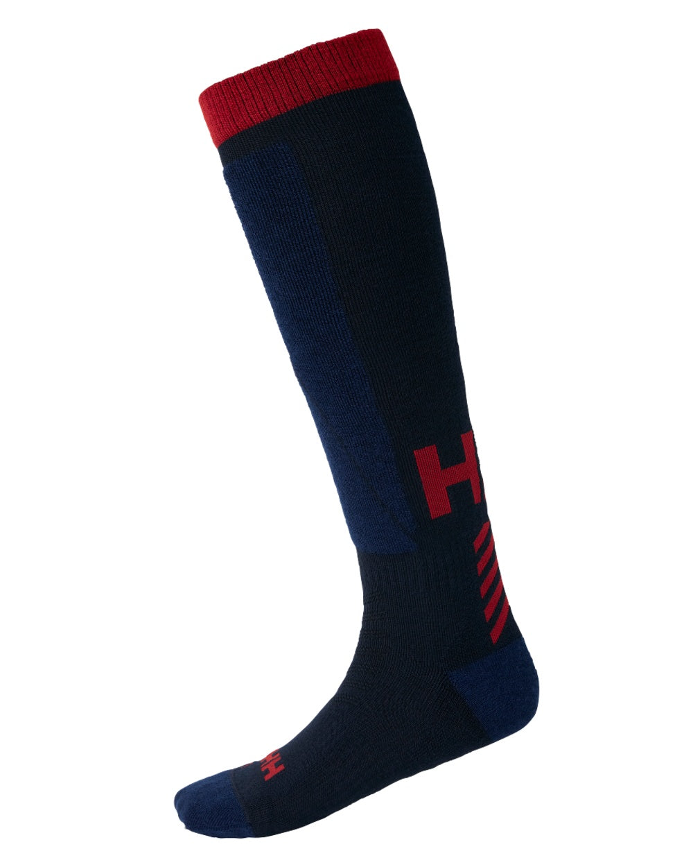 Navy Coloured Helly Hansen Alpine Technical Socks on white background 