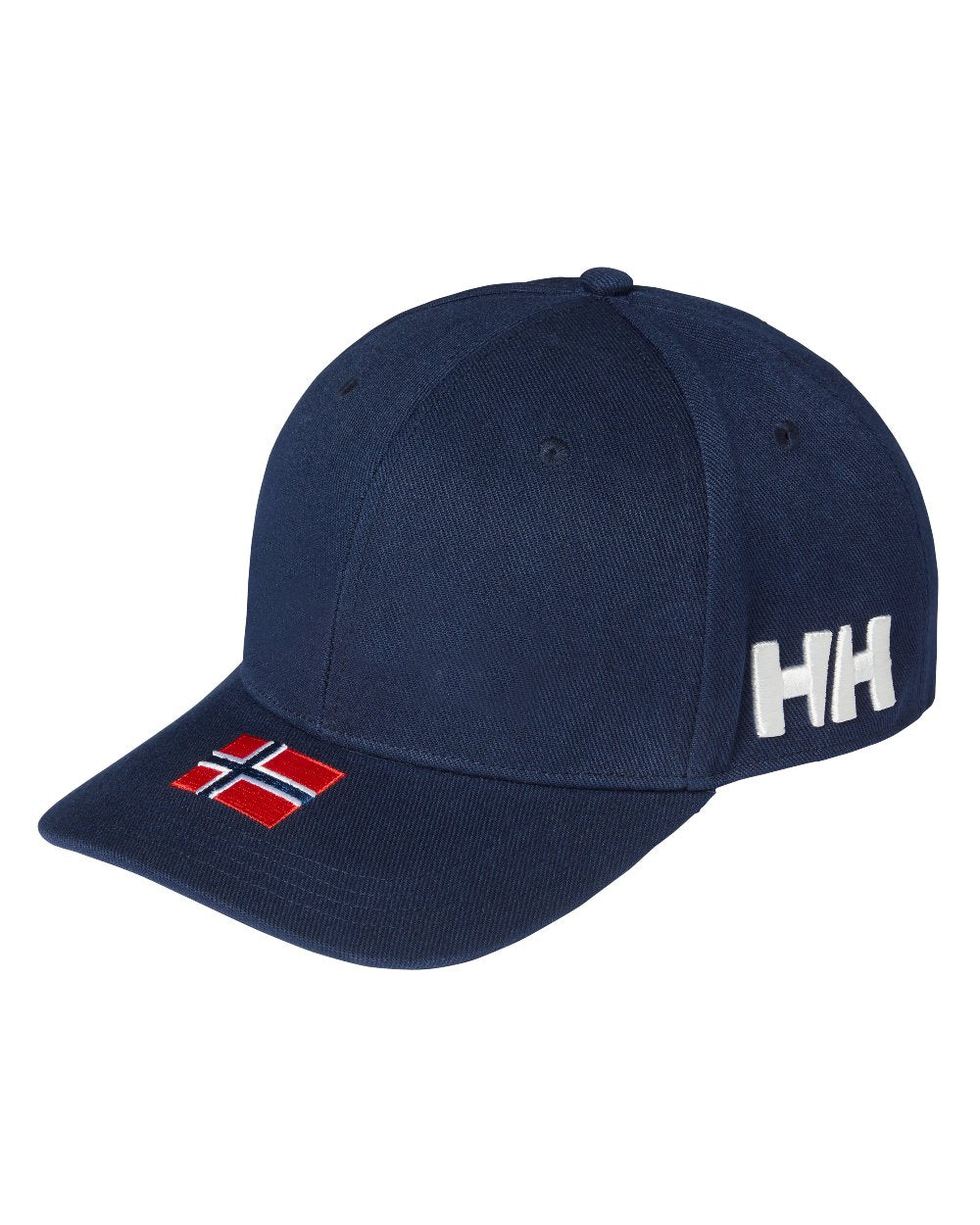 Navy Nsf coloured Helly Hansen Brand Cap on white backlground 